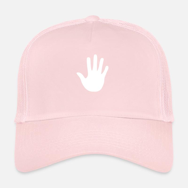 Main, illustration, silhouette, forme, cadeau Casquette trucker 