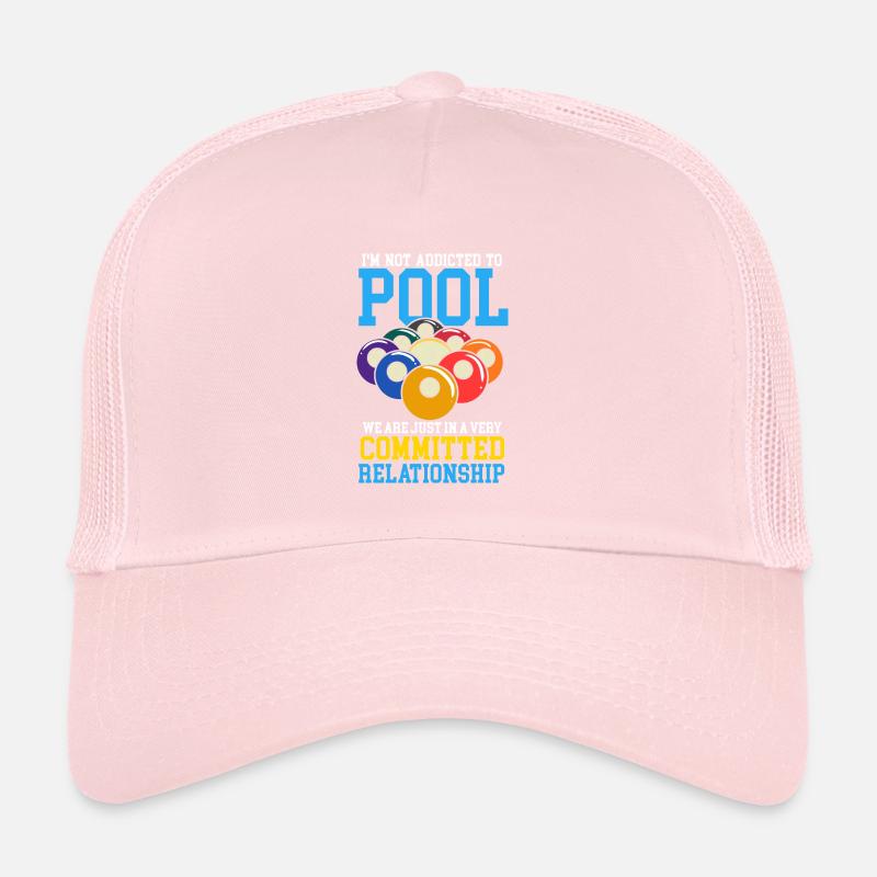 Pool Player Cue Sport Billard Trucker Cap