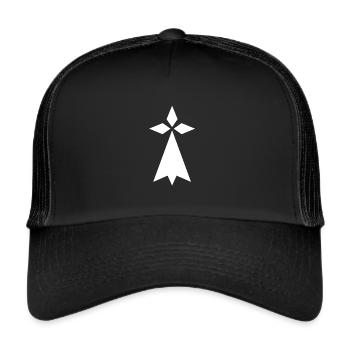 Hermine Bretagne - Casquette trucker  - noir/noir - Devant