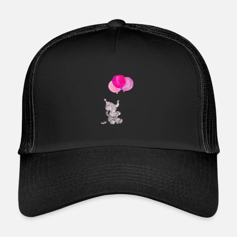 Éléphant avec des ballons Casquette trucker 