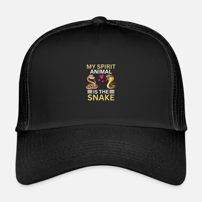 Tropical Predator Gift Funny Snake Trucker Cap