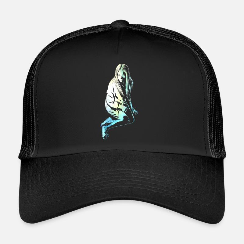Fille en glace - Casquette trucker  - noir/noir
