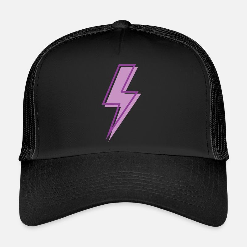 Light purple lightning Trucker Cap