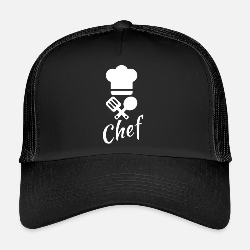 Chef cuisinier Casquette trucker 