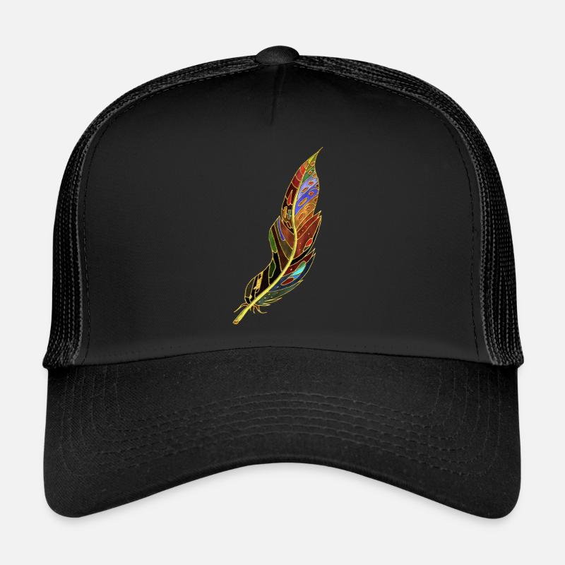 Feather Trucker Cap