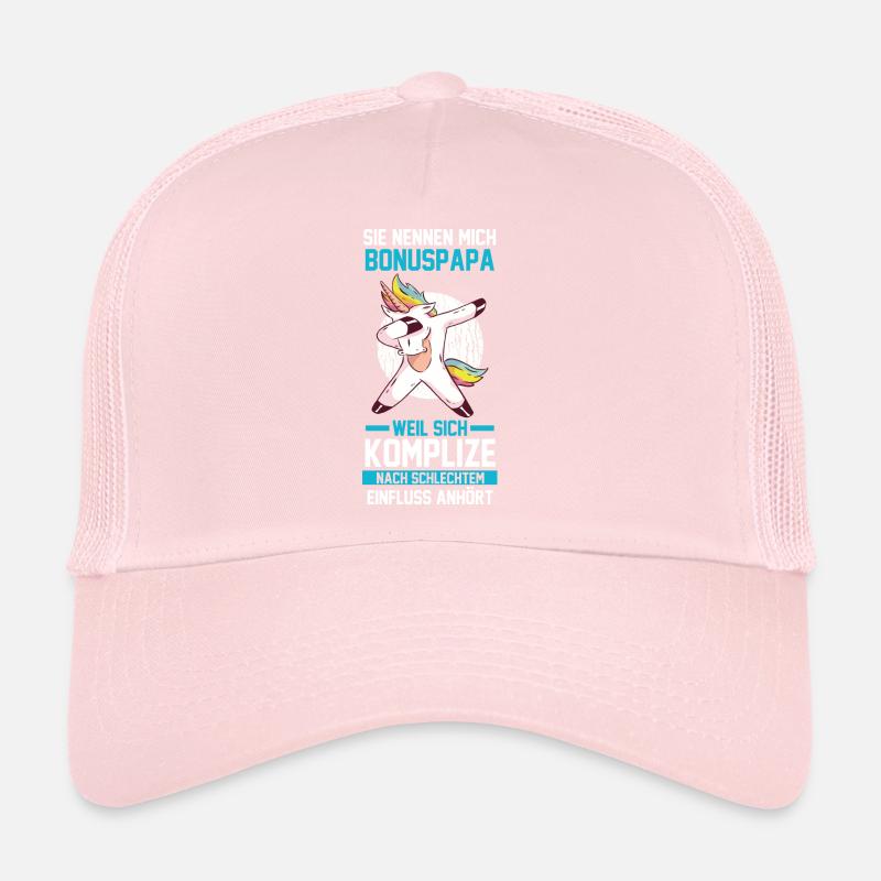 Dabbing Einhorn Bonuspapa Trucker Cap