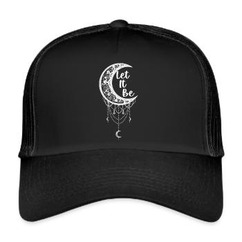 Let it be humanity for a confirmation - Trucker Cap - black/black - Front