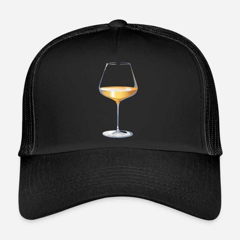 Verre de vin blanc Casquette trucker 