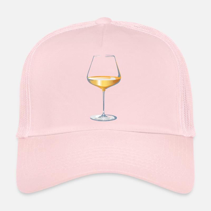 Verre de vin blanc Casquette trucker 