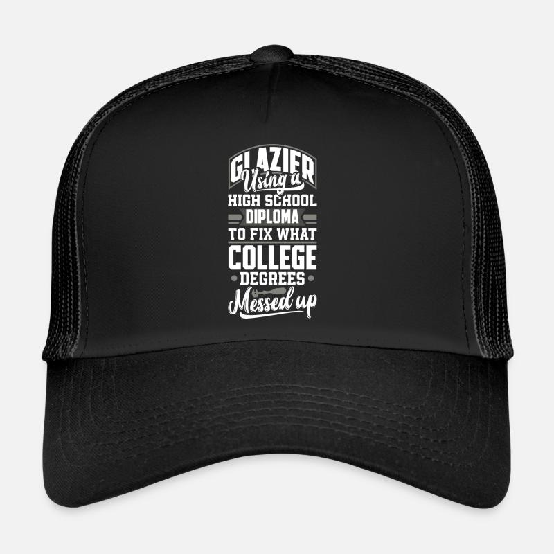 Vitrier Window Fitter Pun Casquette trucker 