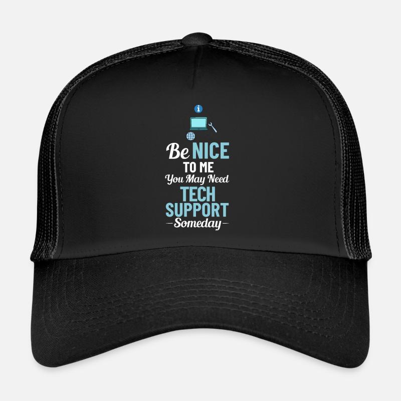Tech Support IT Technischer Hilfe Helpdesk Trucker Cap