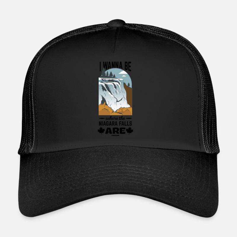 Canada - Casquette trucker  - noir/noir