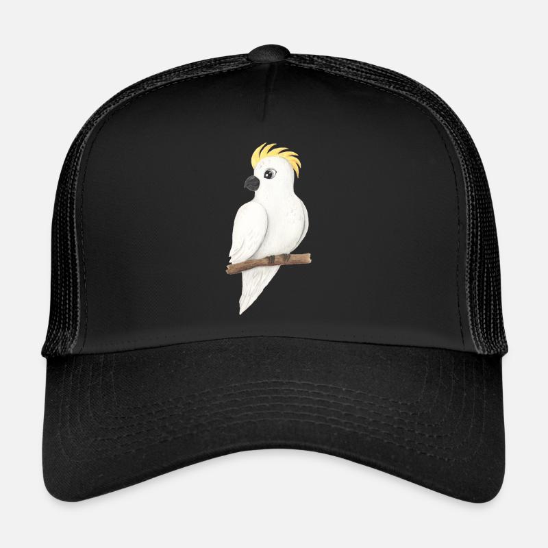 Mignon Cacatoès Bébé Perroquet Volière Volière Cage à Oiseaux Casquette trucker 