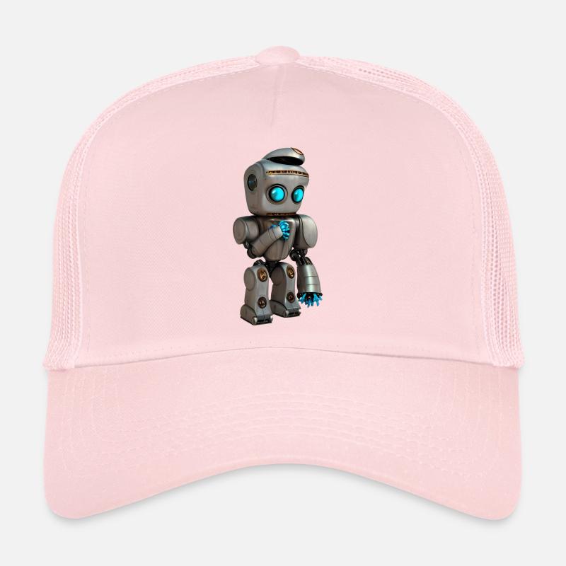 Robot aux yeux bleus Casquette trucker 