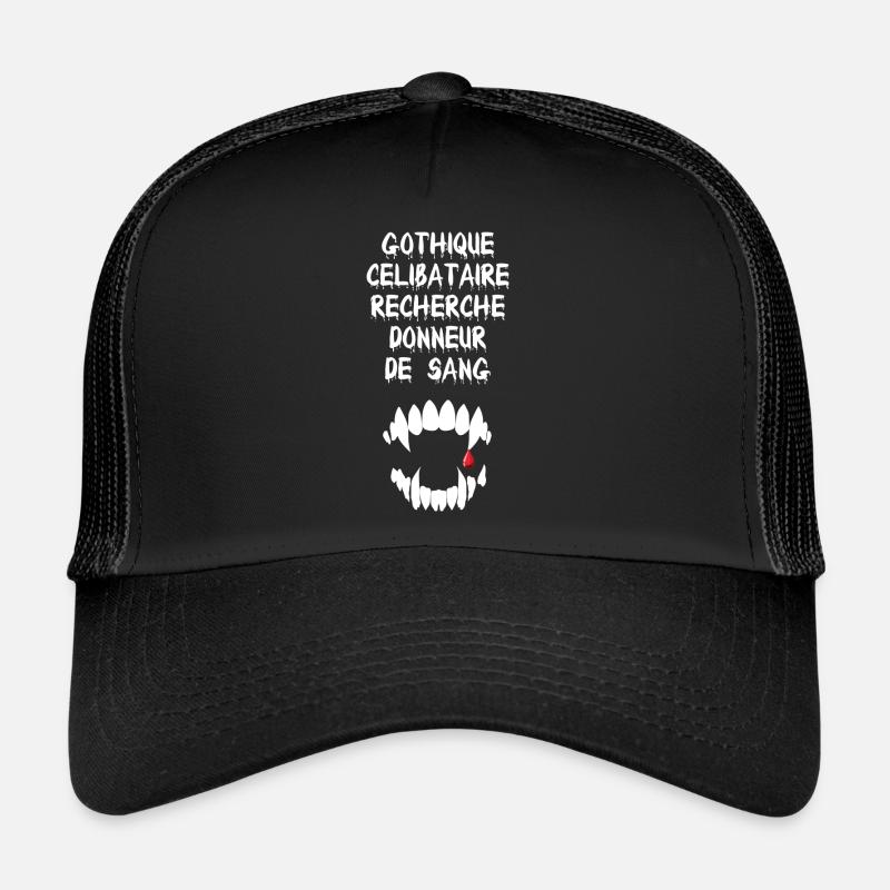 Gothique célibataire Casquette trucker 
