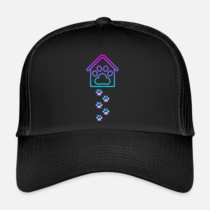 Hund - Trucker Cap - Schwarz/Schwarz