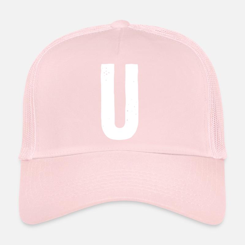 Lettre U Casquette trucker 