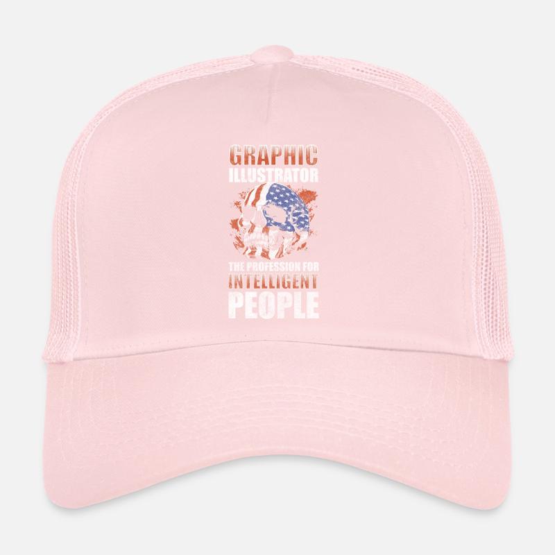 Illustrator Dessins de graphiste Casquette trucker 