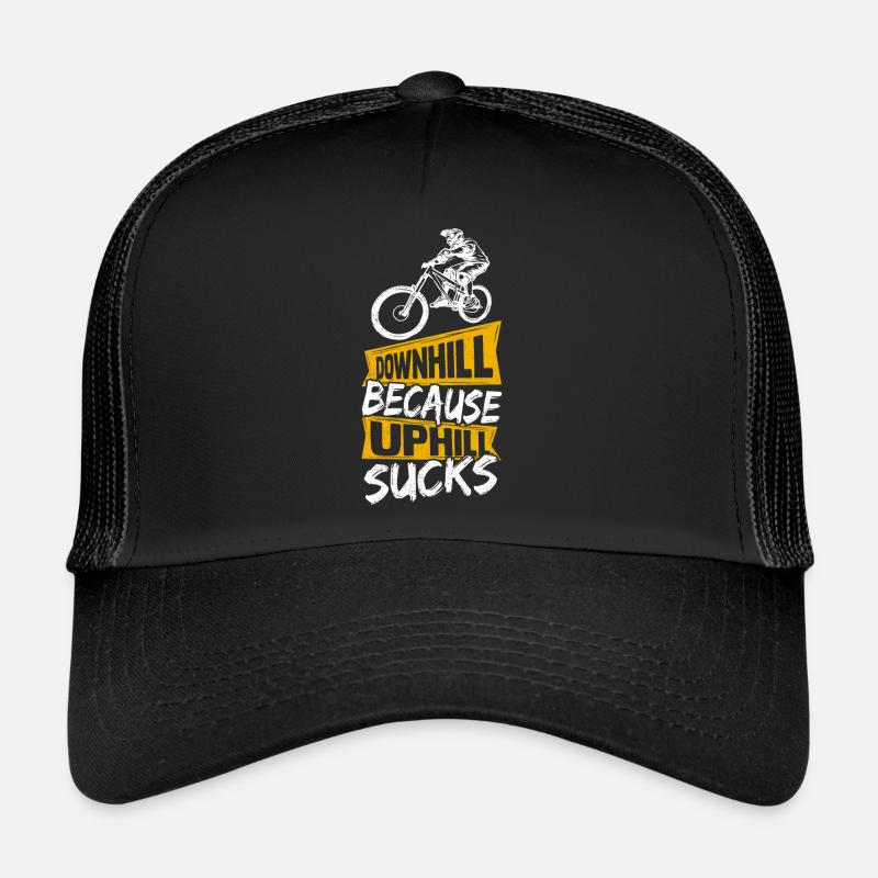 Descente parce que la montée aspire les vélos VTT Ber Casquette trucker 