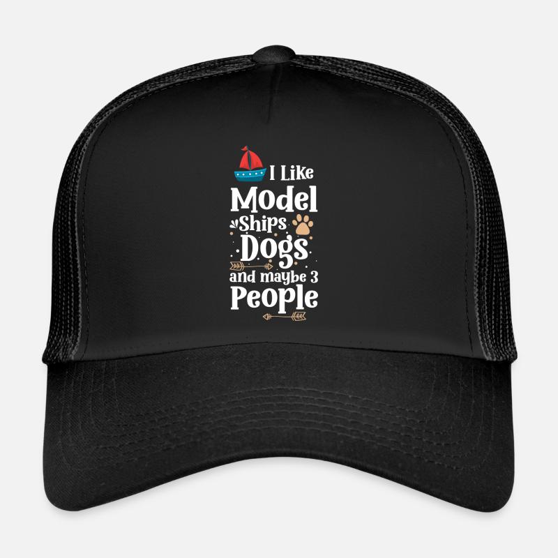Modèle de navire Ancre de mer Casquette trucker 