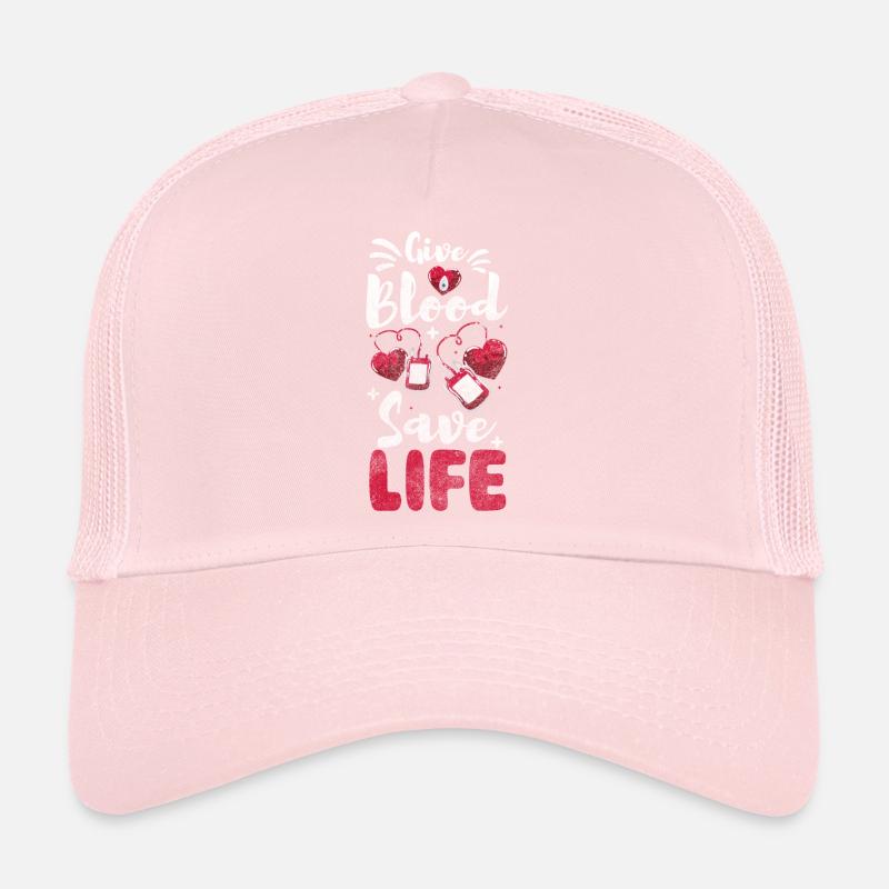 Blutspender Leben Gemeinschaft Danke Trucker Cap