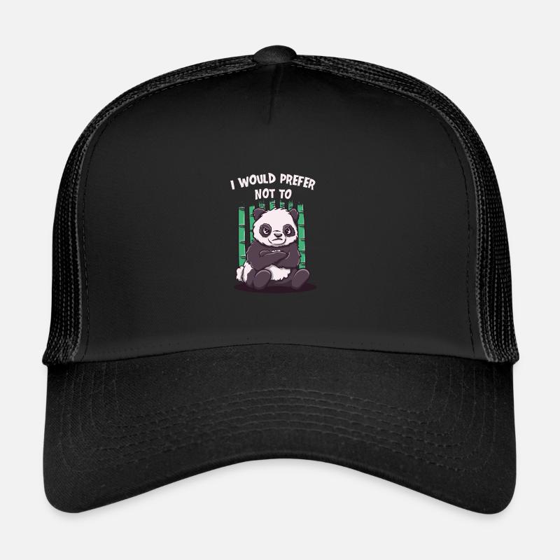 Je préférerais les amants sarcastiques Sar Casquette trucker 