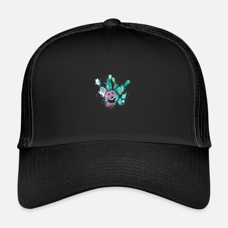 Cool Splash sports bowling design for bowler Trucker Cap