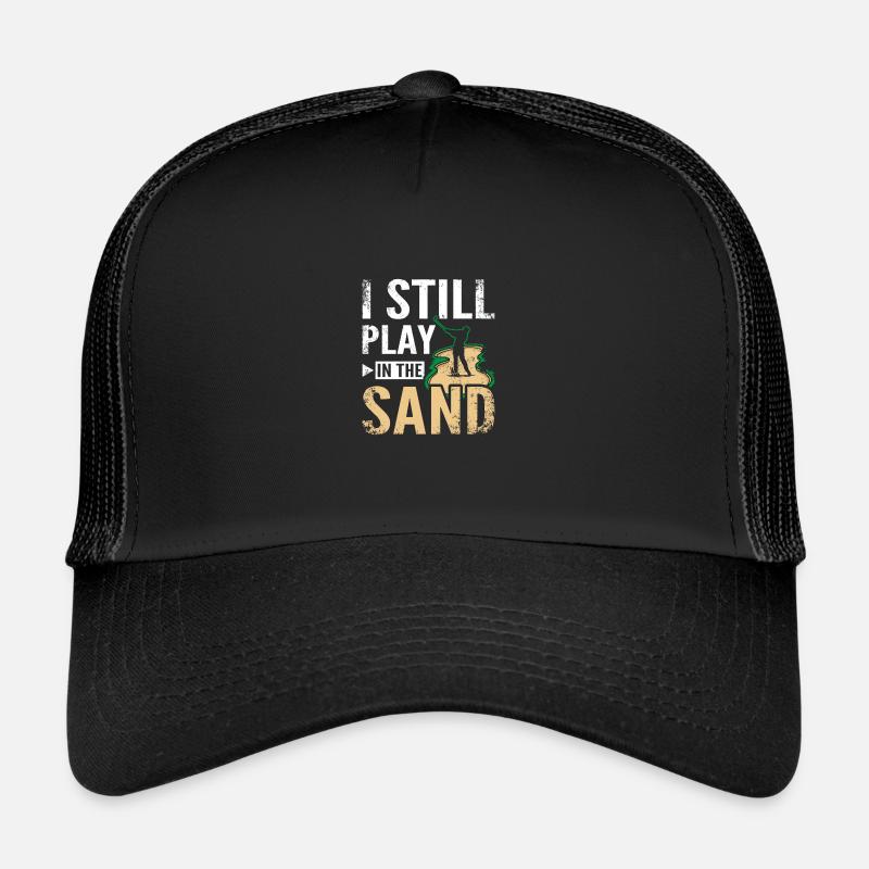 I still play in the sand design for golfers Trucker Cap