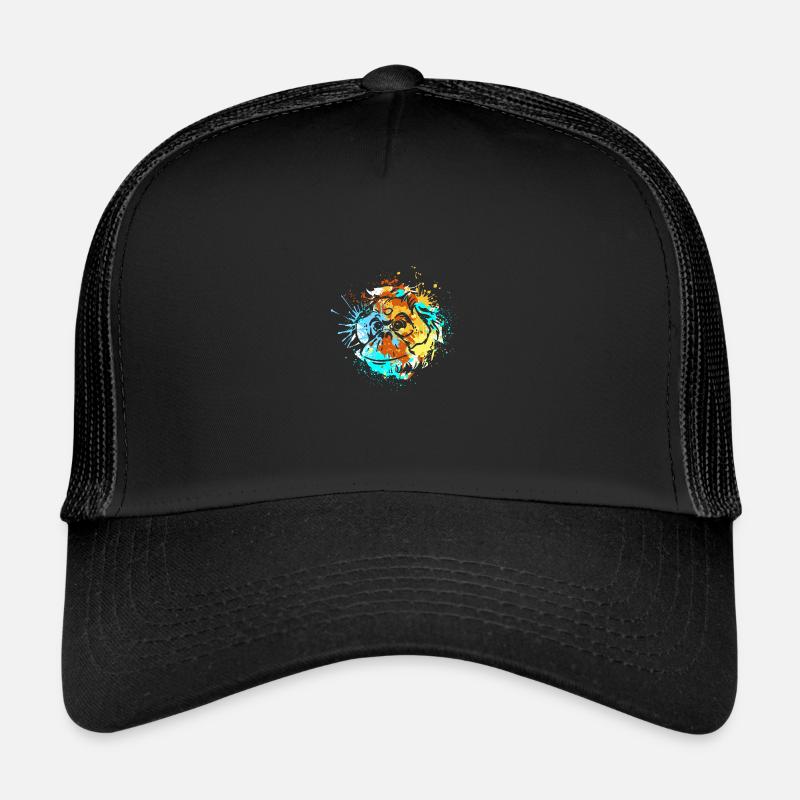 Splash Art Monkey Borneo Orangutan Trucker Cap