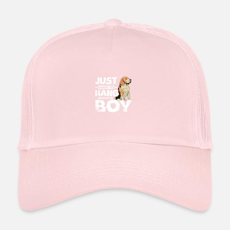 Je veux juste traîner avec mon garçon beagle Casquette trucker 