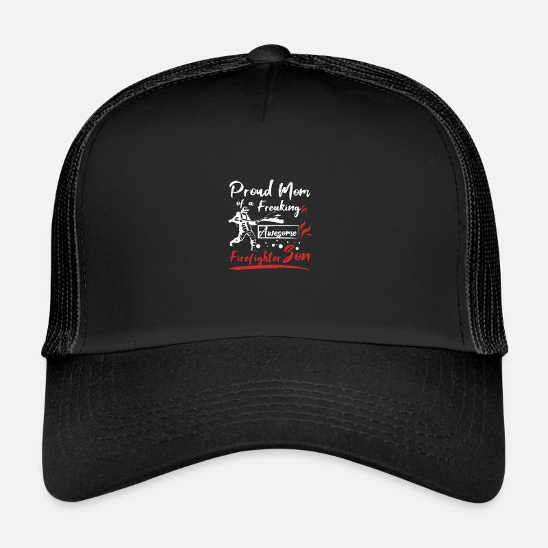 Fière maman d’un fils pompier génial Casquette trucker 