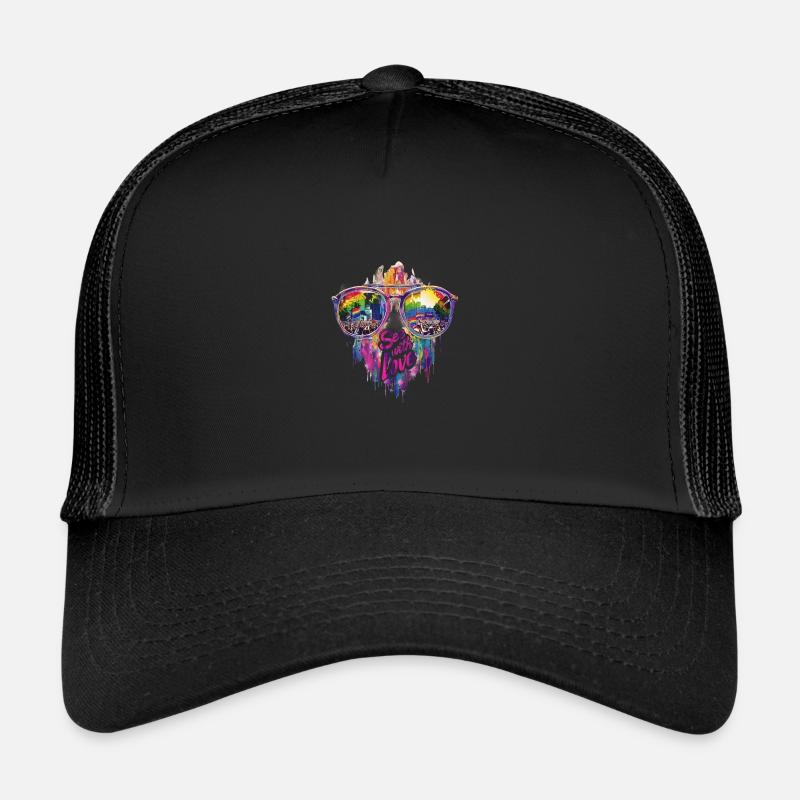 Voir avec amour Vibrant Equality Design Casquette trucker 