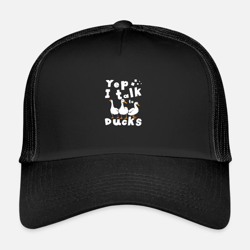 Oui, je parle aux canards Casquette trucker 