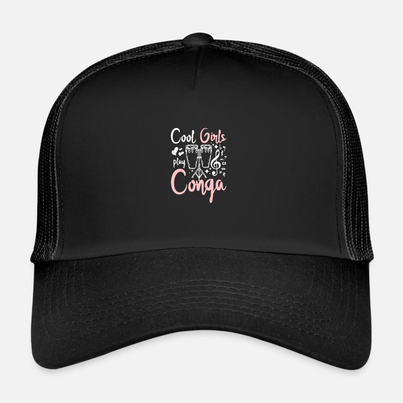 Les filles cool jouent à la conga Casquette trucker 