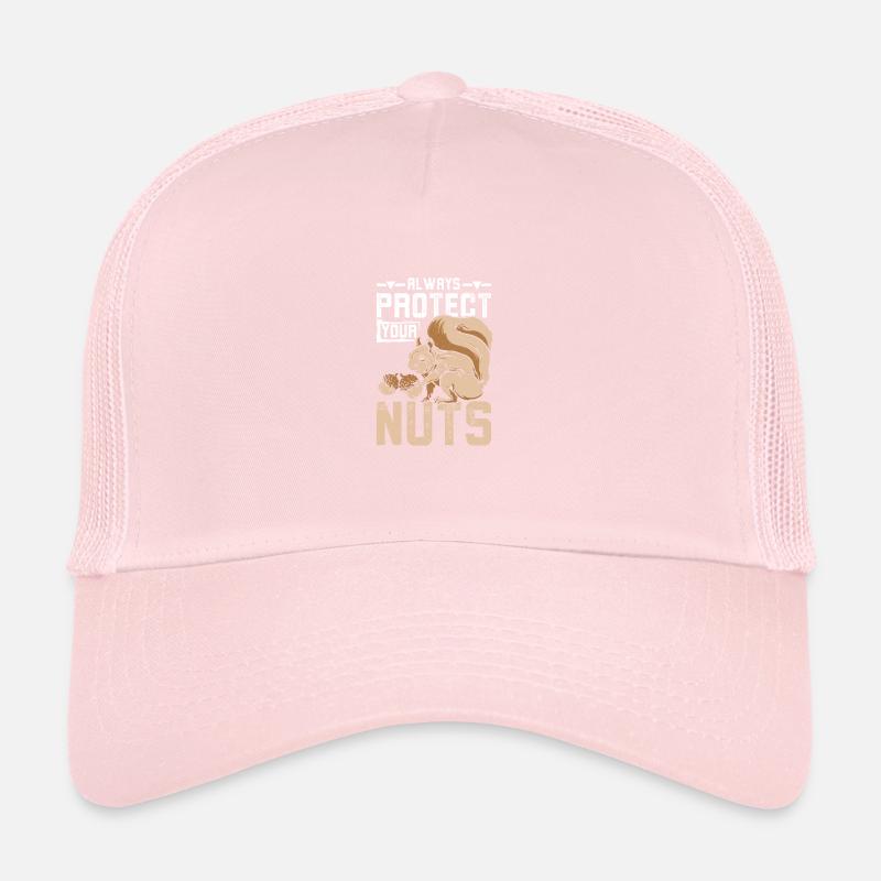 Squirrel always protect your nuts Trucker Cap