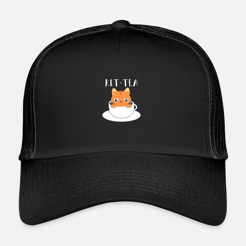 Katzen Tee Tasse Trucker Cap