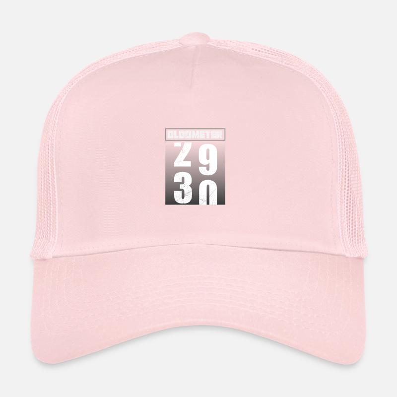30 Oldometer 30th Birthday Gift Idea Trucker Cap