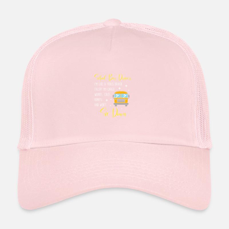 School Bus Driver School Bus Trucker Cap