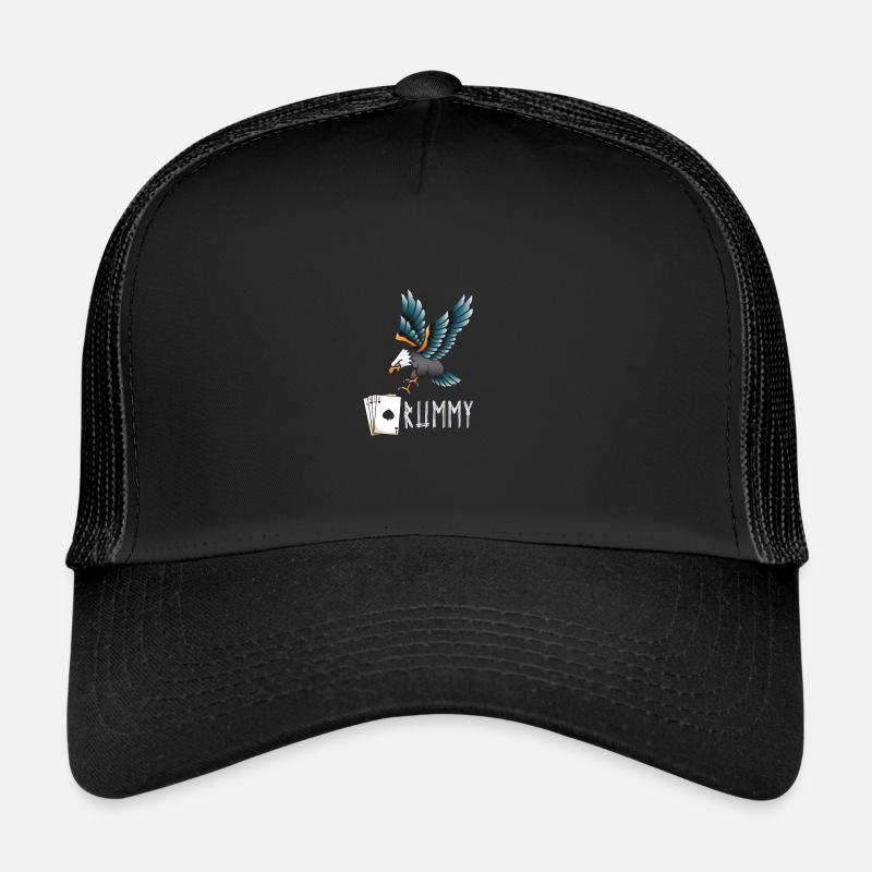Rummy - Trucker Cap - Schwarz/Schwarz