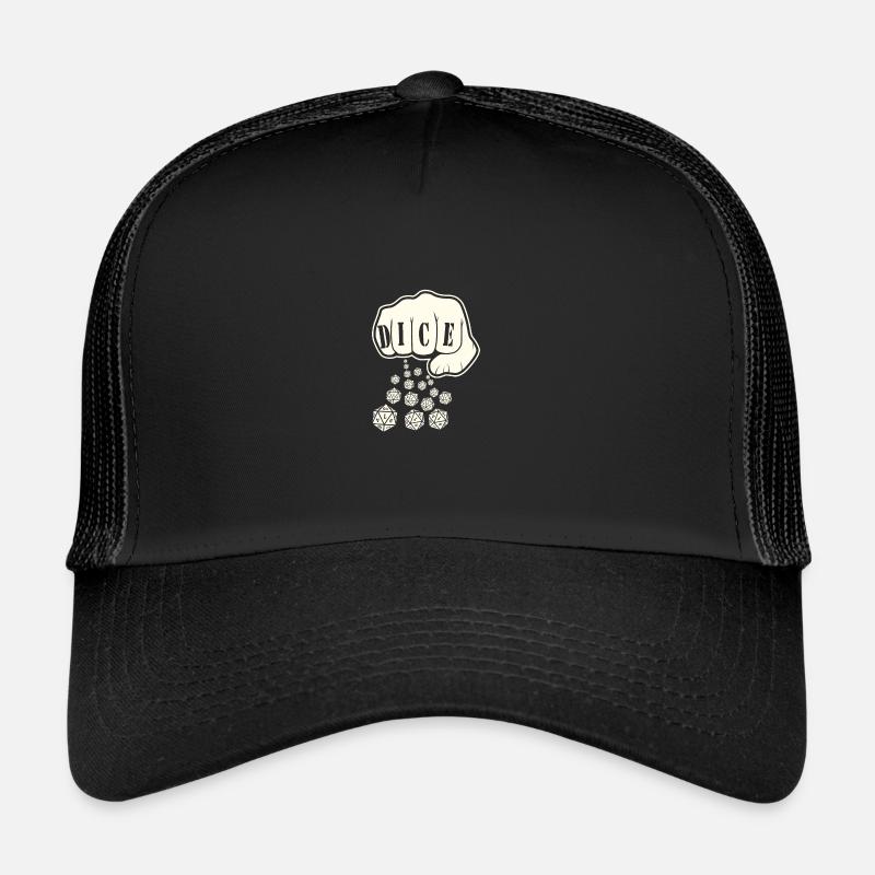 Rollenspiel - Trucker Cap - Schwarz/Schwarz
