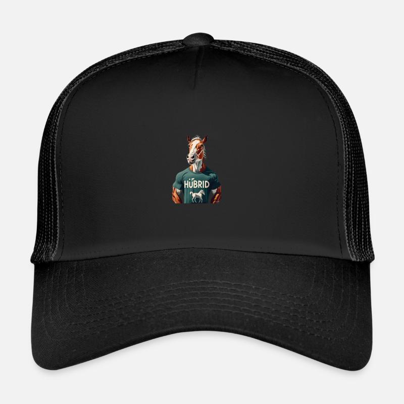 Hübrid - Trucker Cap - Schwarz/Schwarz