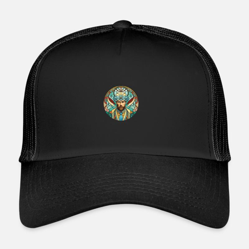 Hippy - Trucker Cap - black/black