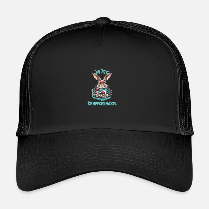 Jiu Jitsu - Trucker Cap - Schwarz/Schwarz