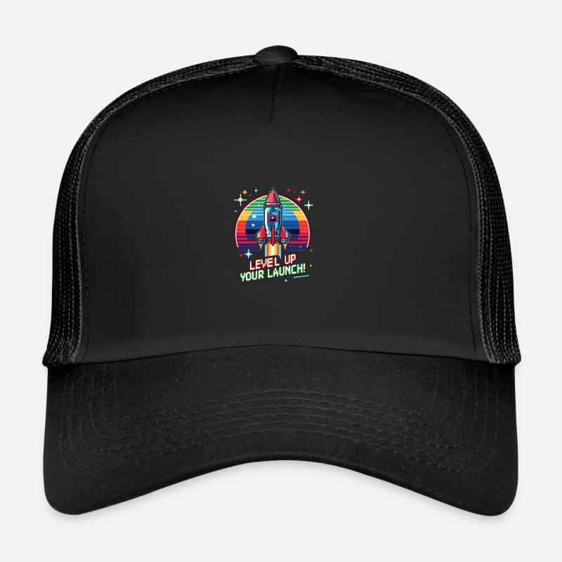 Rakete - Trucker Cap - Schwarz/Schwarz