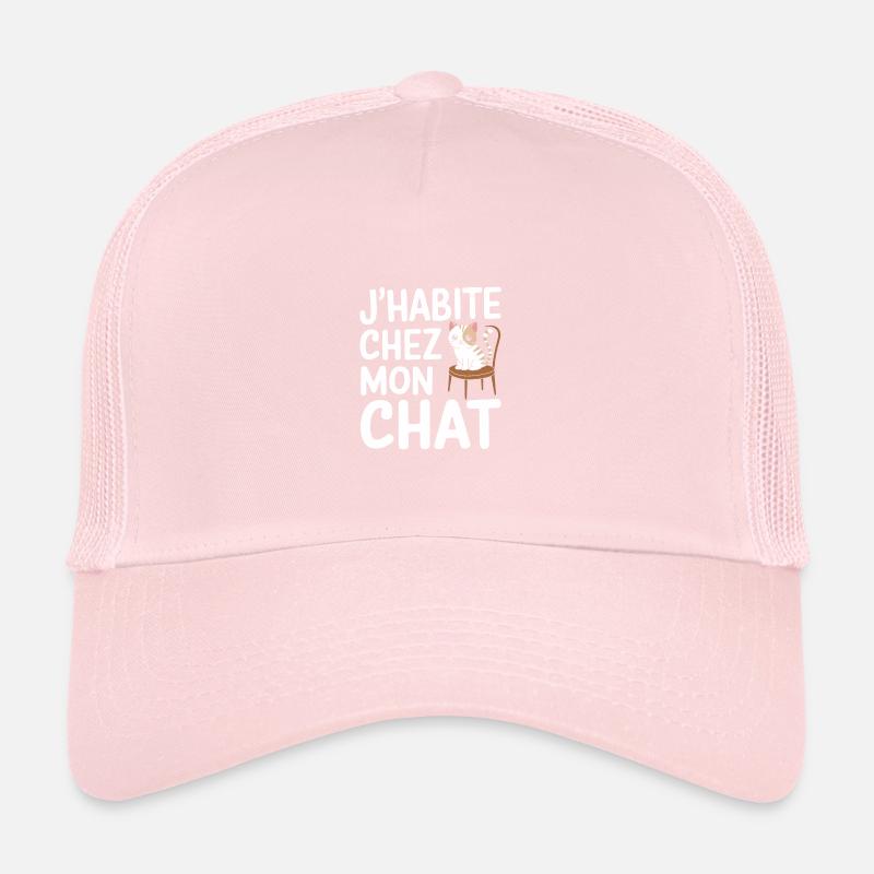 J'habite chez mon chat Casquette trucker 