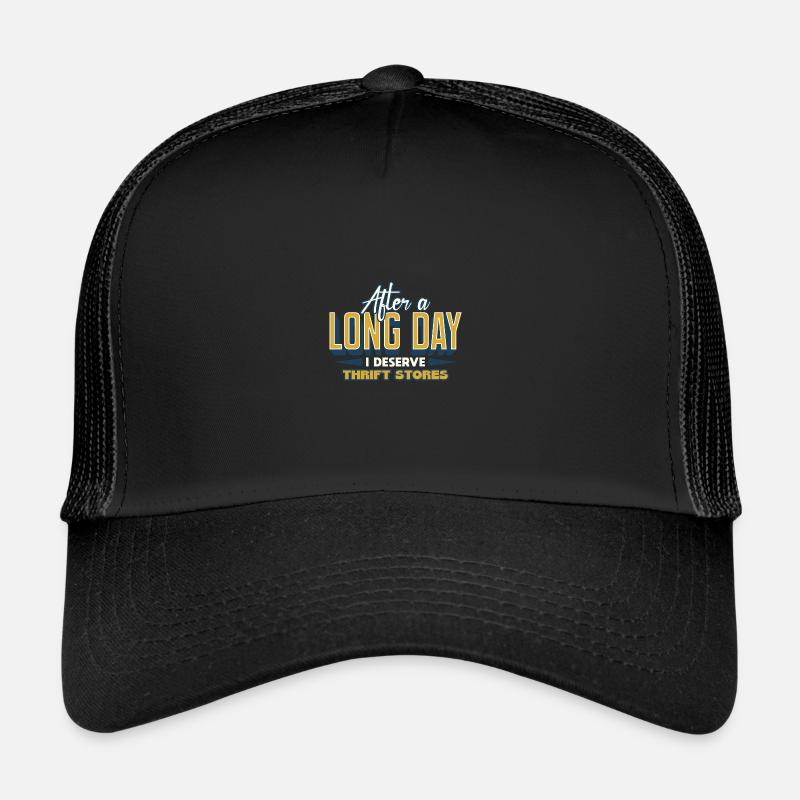 Nach einem langen Tag verdiene ich Secondhand-Läden Trucker Cap