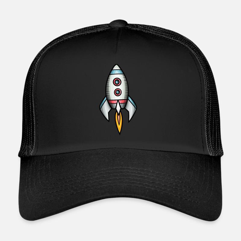 Fusée de dessin animé Casquette trucker 