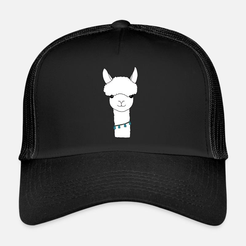 Alpaka - Trucker Cap - Schwarz/Schwarz