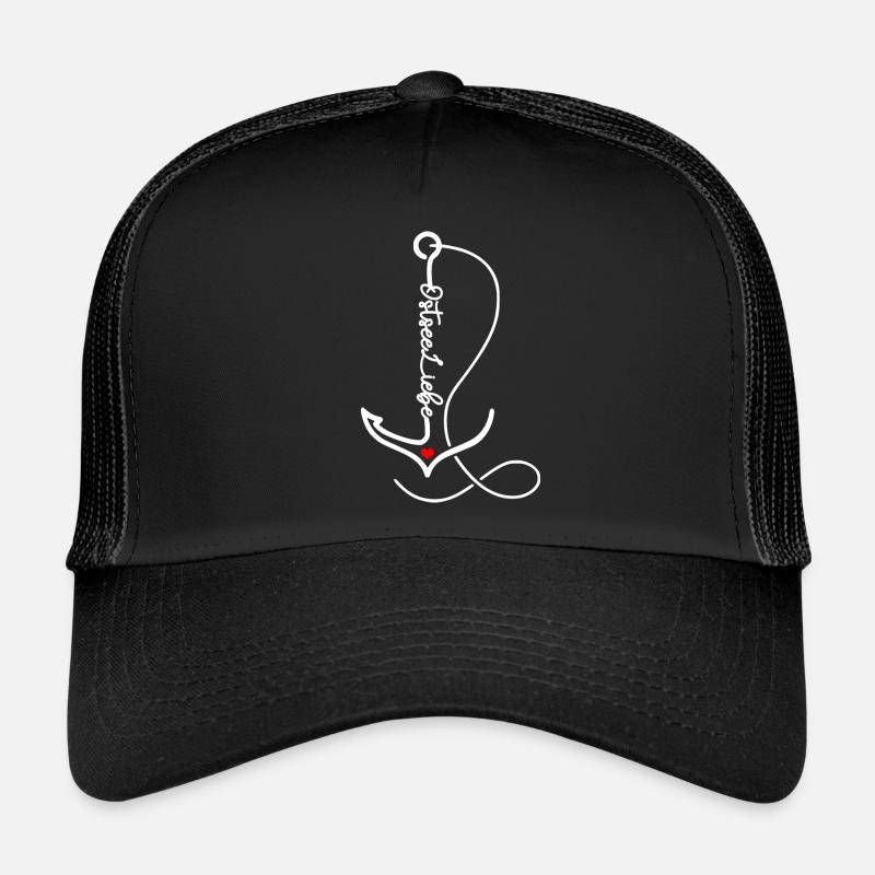 Ostseeliebe - Herz im Anker Trucker Cap
