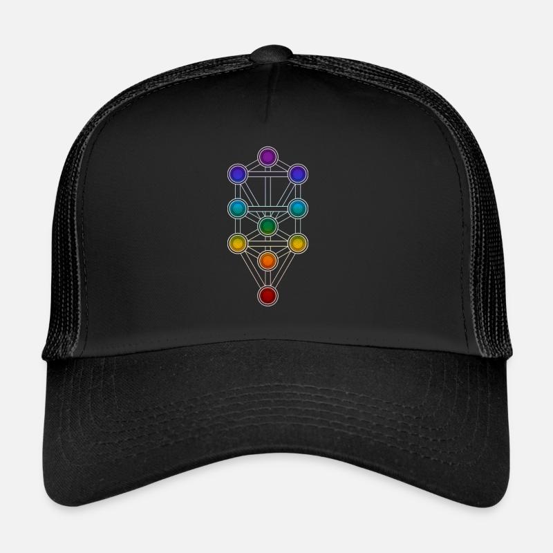 Arbre de Vie Sephiroth Chakra Kabbale Matrice Casquette trucker 